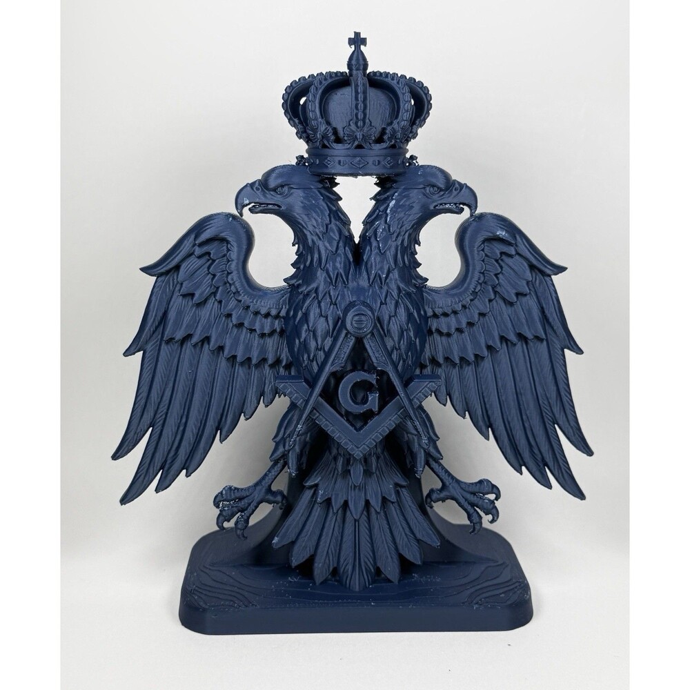 Masonic Temple Masonic Lodge Scottish Rite Coat Of Arms 8” Plastic Toy